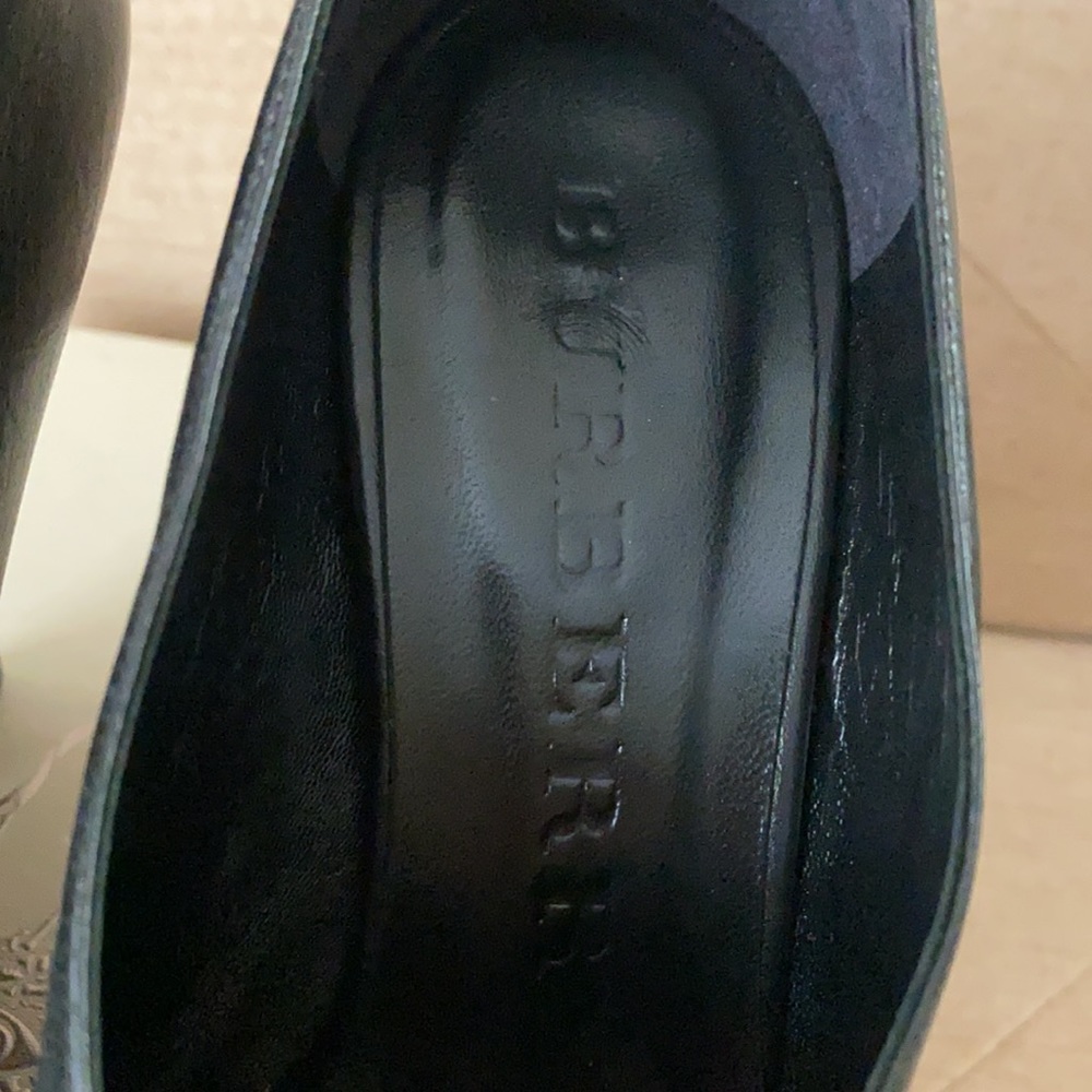 Burberry Reyard Peep Toe Wedge Pump - Picture 9 of 13